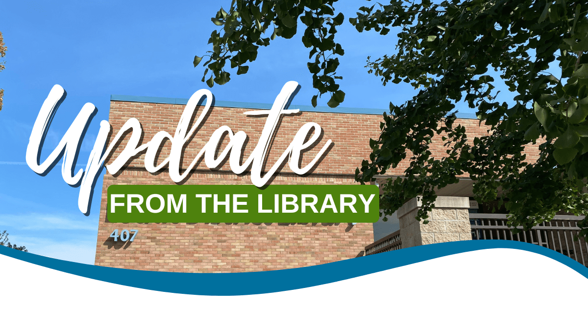 website headline Update From The Library